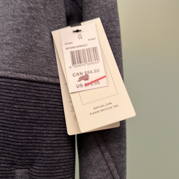 NWT. Rip Curl Anti Series Boys Departed Jacket. Navy. 14/L. - Picture 4 of 5